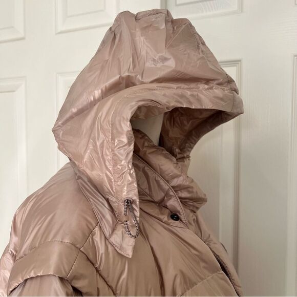 Madhappy x Columbia Nylon Puffer Women in Mauve Large NEW - Picture 9 of 13